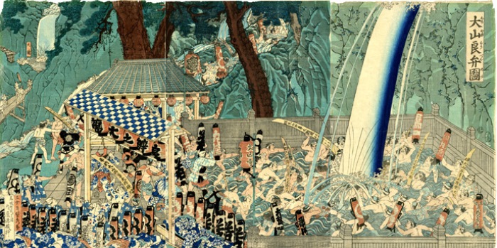五雲亭貞秀「大山良弁図」元治元(1864)年