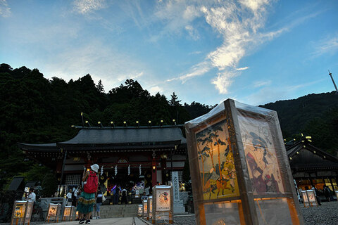 大絵とうろうまつり大山阿夫利神社下社の様子2