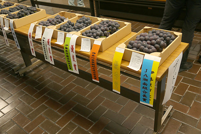 写真：受賞したブドウ