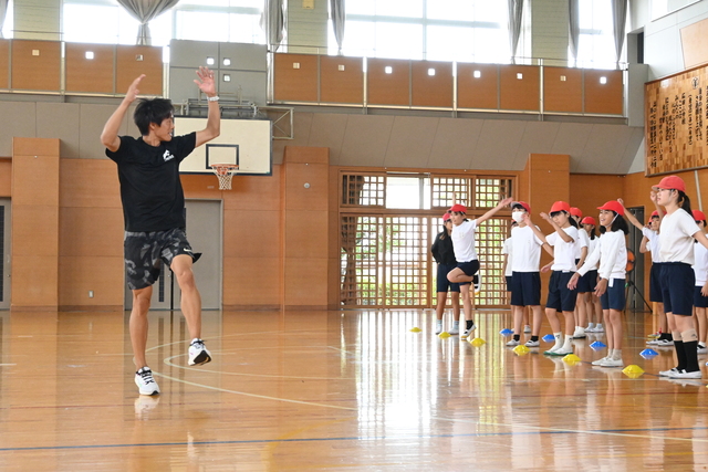 走り方教室の様子