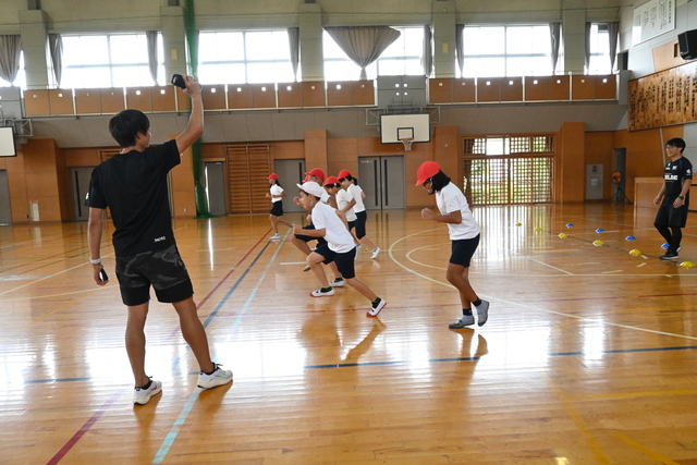 走り方教室の様子