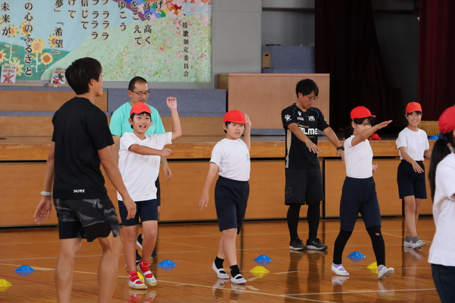 走り方教室の様子