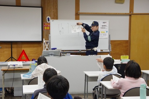 大山小学校自転車安全教室