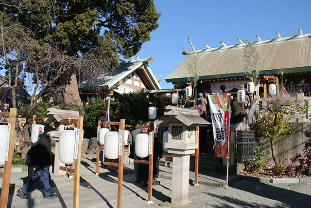 伊勢原大神宮新年の様子