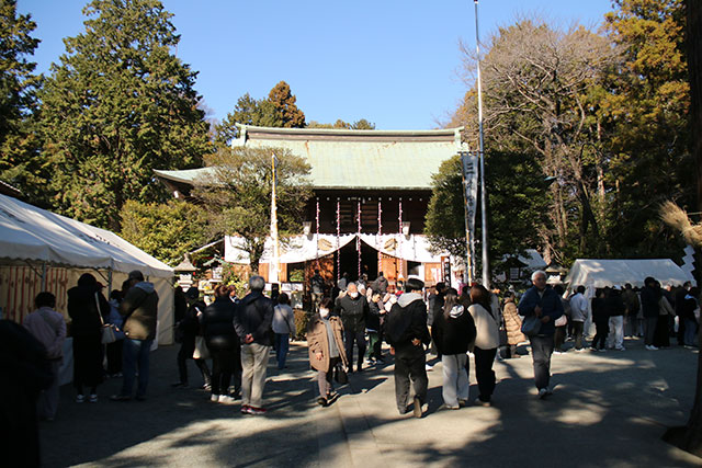 画像：三之宮比々多神社新年の様子