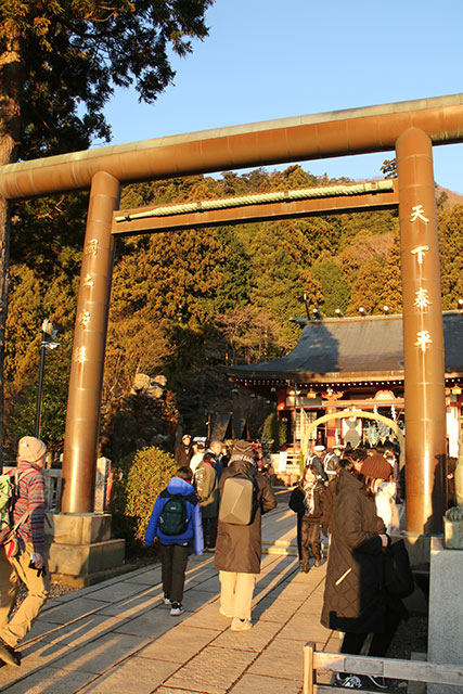 画像：大山阿夫利神社下社新年の様子