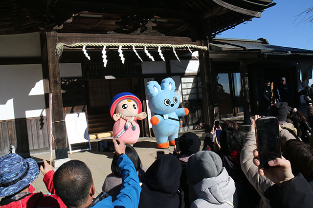 画像：大山イベントクルリンもころんの様子