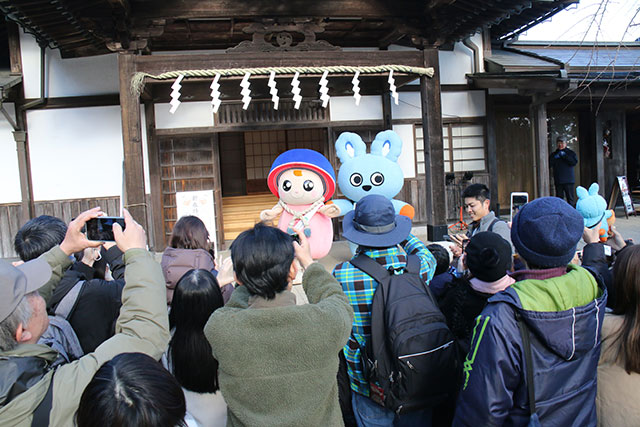 画像：大山イベントクルリンもころんの様子