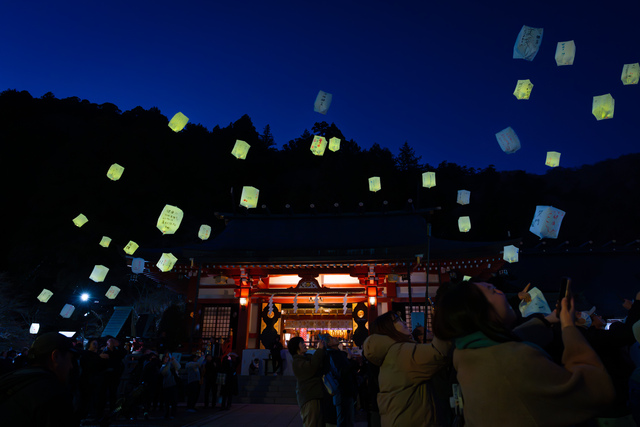 大山スカイランタン1