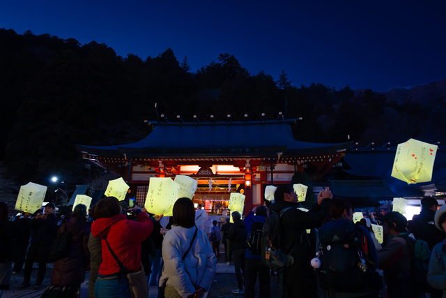 大山スカイランタン2