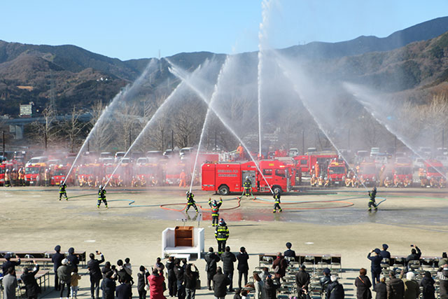 画像：消防出初式の様子