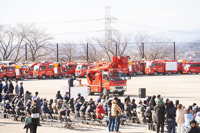 画像：消防出初式の様子