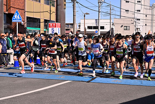 画像：大山登山マラソン大会の様子