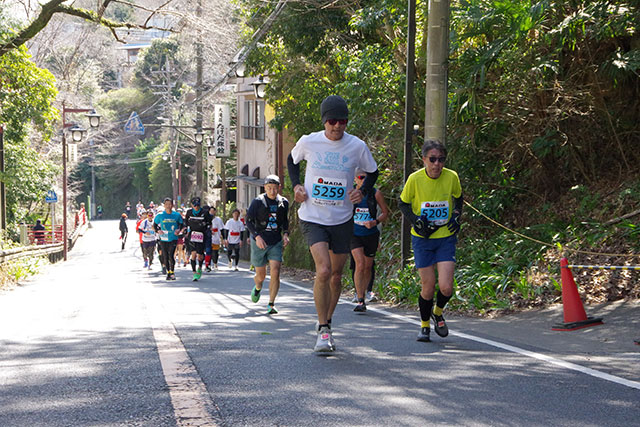 画像：大山登山マラソン大会の様子