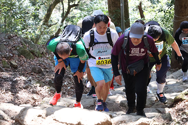 画像：大山登山マラソン大会の様子