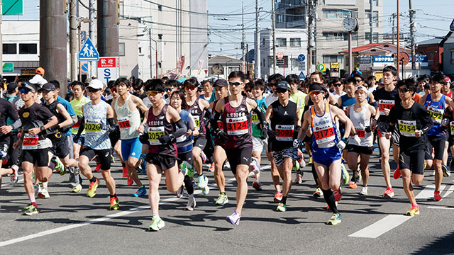 画像：大山登山マラソン大会の様子