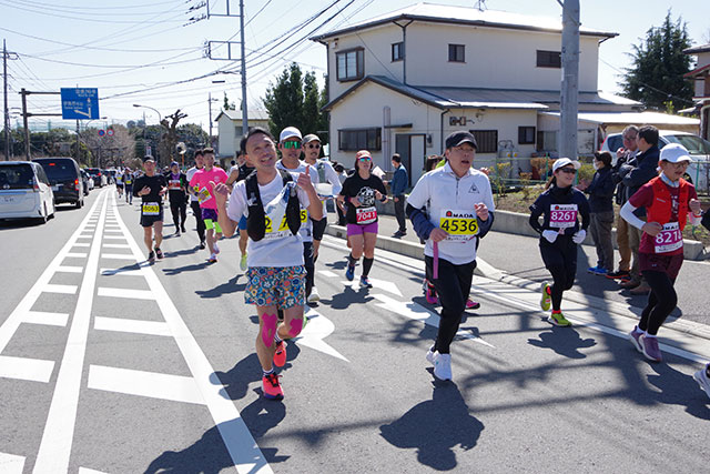 画像：大山登山マラソン大会の様子