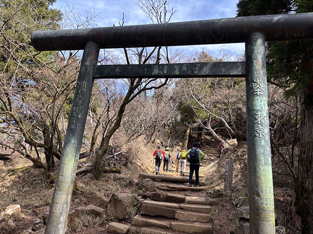 画像：大山山頂の様子