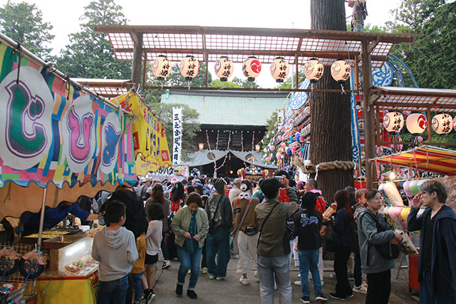 画像：三之宮比々多神社春季例大祭の様子