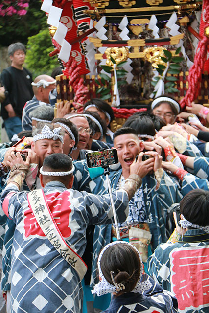 画像：三之宮比々多神社春季例大祭の様子