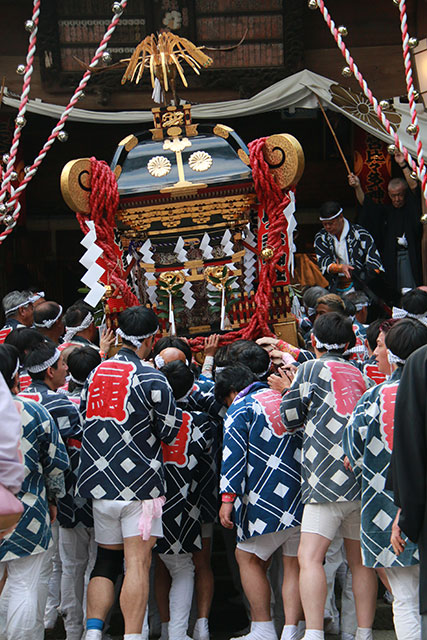 画像：三之宮比々多神社春季例大祭の様子