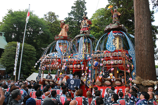 画像：三之宮比々多神社春季例大祭の様子