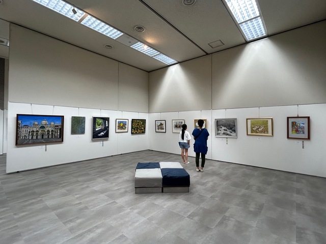 画像：いせはら市展前期の様子