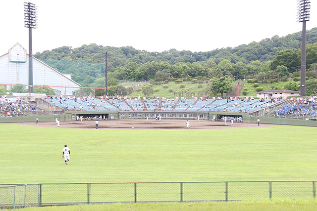 画像：高校野球選手権神奈川大会いせはらサンシャイン・スタジアムの様子
