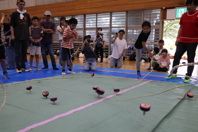 大山こまフェスティバル寿命こま1