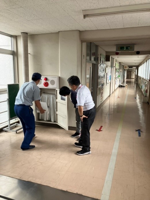 立ち入り検査の様子 画像:立ち入り検査の様子