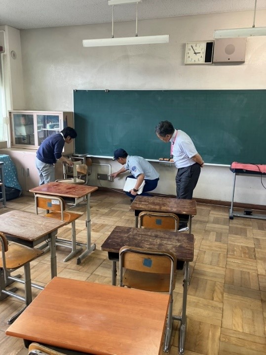 立ち入り検査の様子 画像:立ち入り検査の様子
