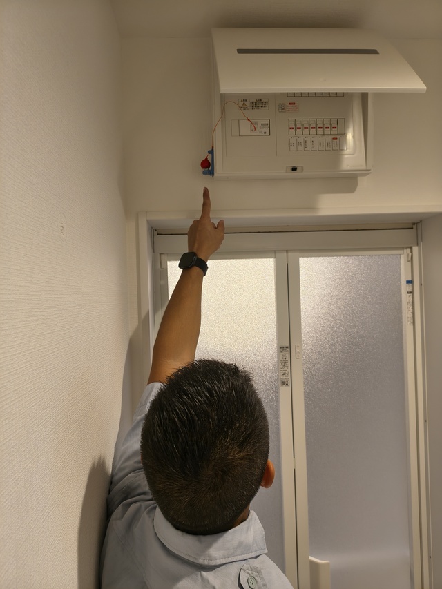 感震ブレーカー設置写真