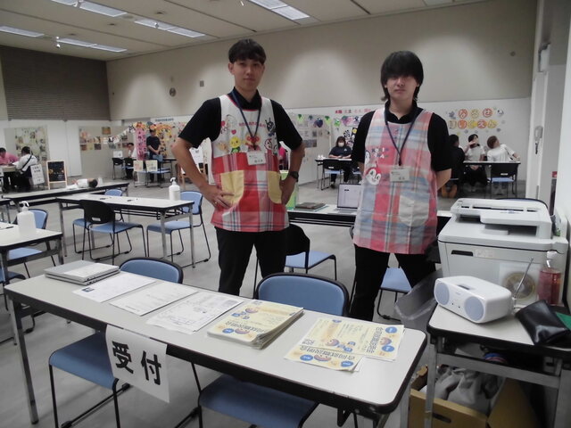 画像：受付写真