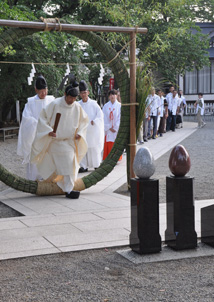 伊勢原大神宮大祓の様子