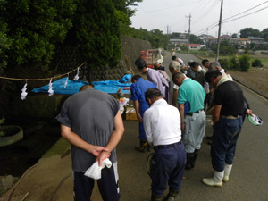 水神祭の様子