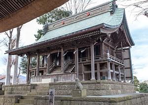 高部屋神社本殿写真