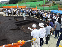 和田内見学会竪穴住居址