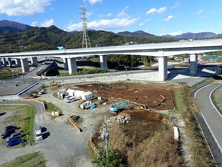 写真1　調査区近景(南から)