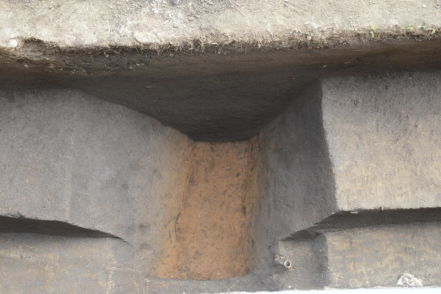 D区南_6号溝状遺構全景_(北から)