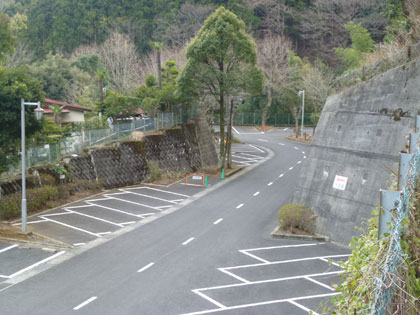 大山第1駐車場入口