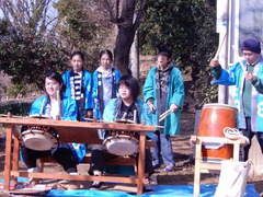 太鼓の演奏