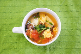 シャキシャキカラフルスープ