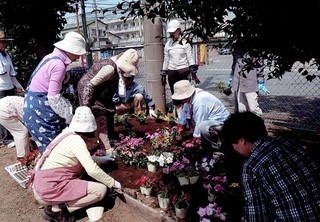 花植え3