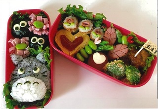 心温まるキャラクター弁当