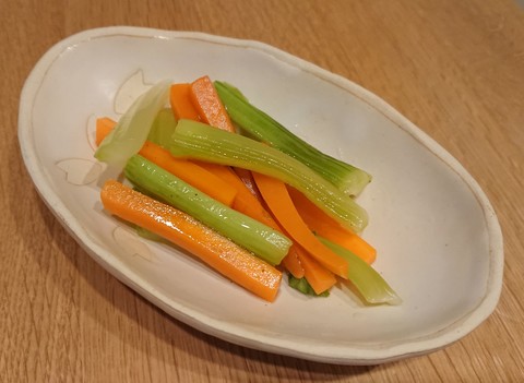 セロリとにんじんのピクルス