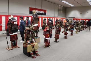 甲冑展示会の様子1