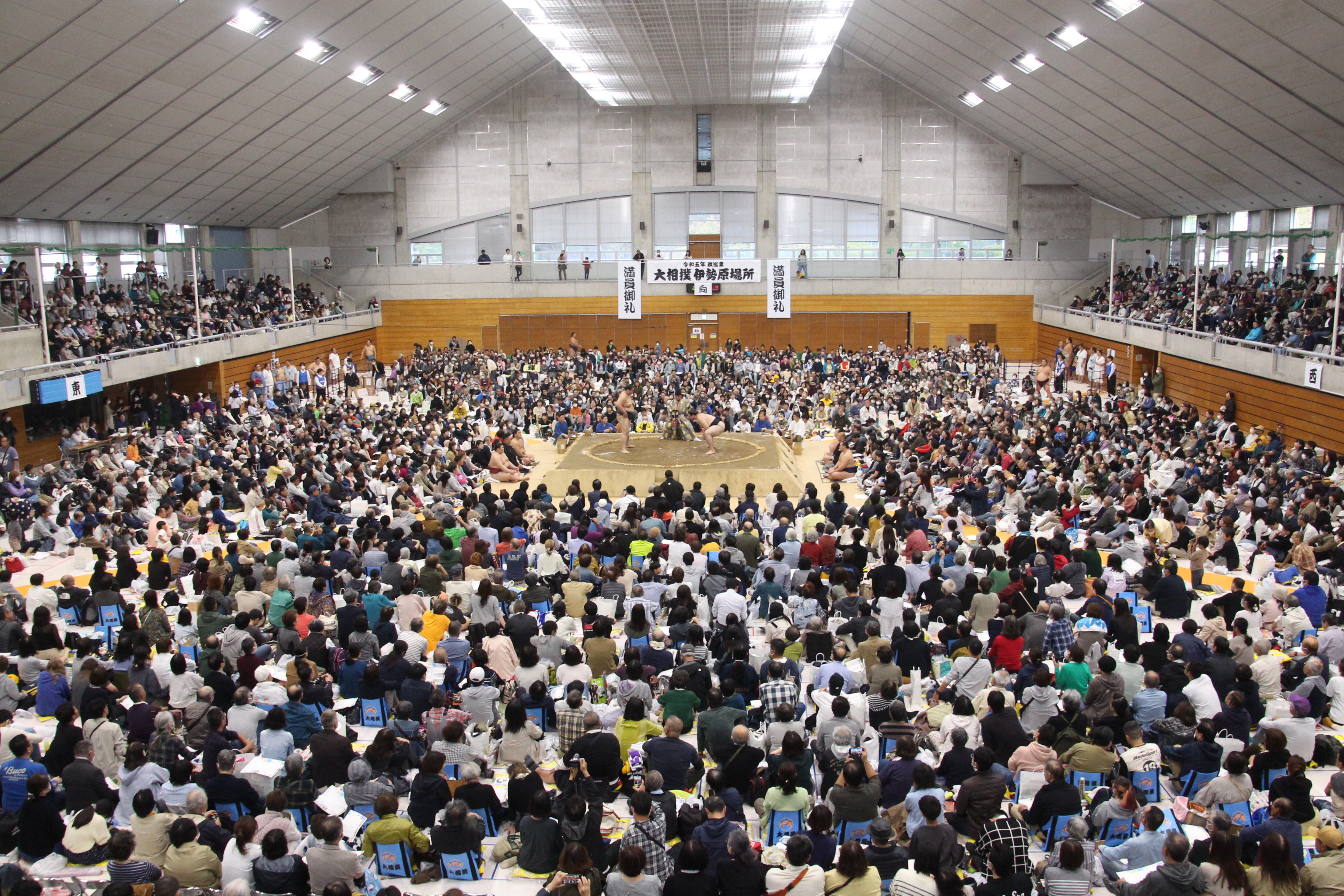 5位 大相撲伊勢原場所（大体育館）