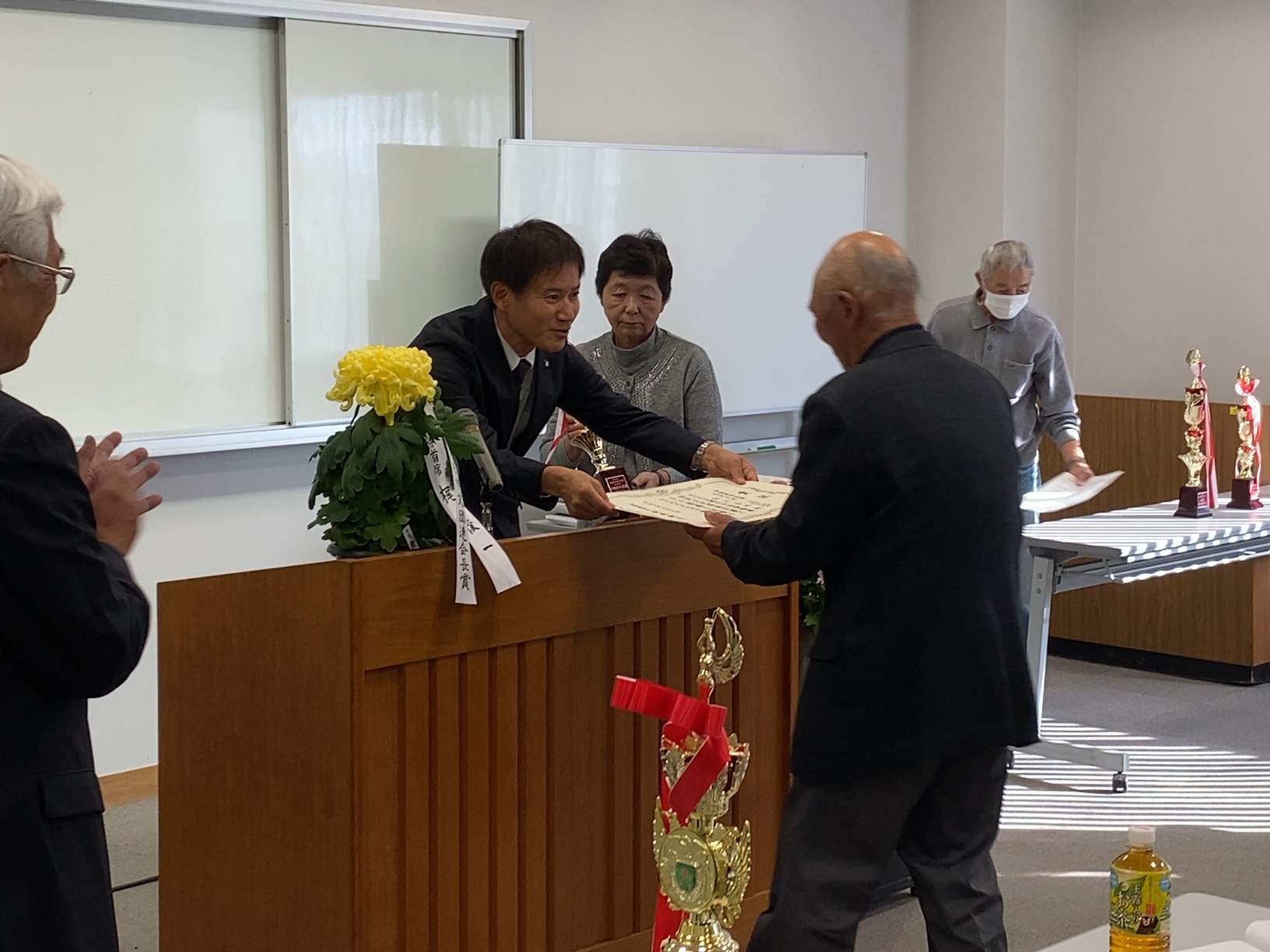 菊花展表彰式