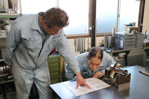 武田さんと作業の確認