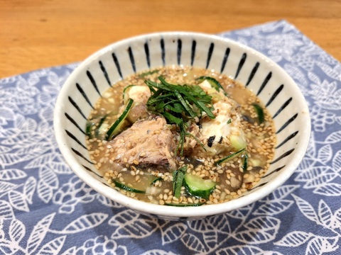 さば缶の冷や汁